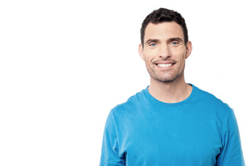 Fototapeta premium Smiling handsome middle aged man