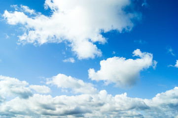 blue sky with clouds
