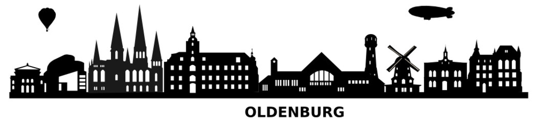 Fototapeta premium Skyline Oldenburg