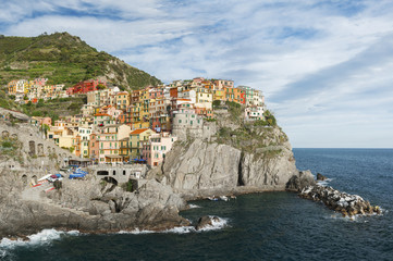 Fototapeta na wymiar Manarola, Cinque Terre, Liguria, Italy