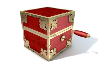 Close Jack-In-The-Box Antique