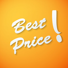 Best price paper vector background