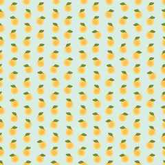 Seamless colorful background made of apricot  in flat design