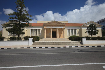 The old gymnasium in the center of Paphos. Cyprus
