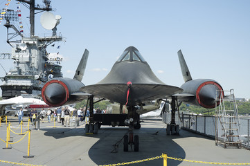 Obraz premium NYC, Aereo su Portaerei