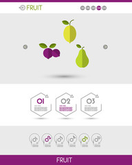 violet fruit web template