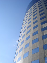 Modern office building tower