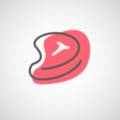 meat logo design