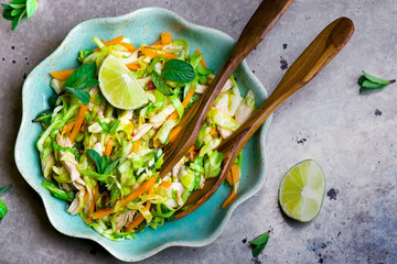 Vietnamese cabbage salad.