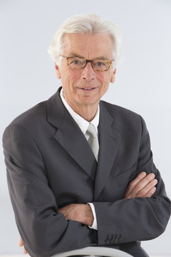 Homme d'affaire Senior 