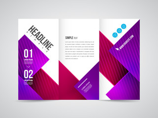 Abstract brochure template