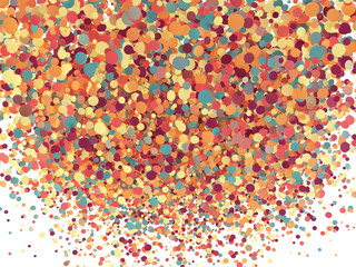 colored falling dots