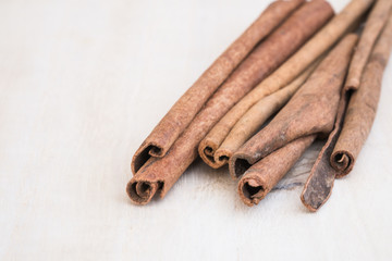 Bunch of cinnamon sticks
