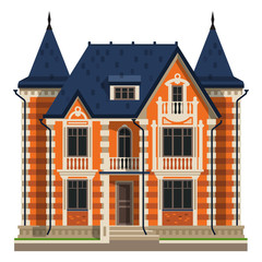 house vector logo design template. construction, building or