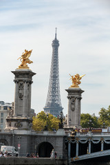 Alexandre III bridge in Paris, France