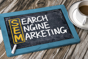 SEM concept:search engine marketing