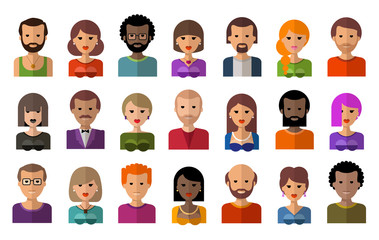 people vector logo design template. society or man and woman