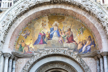 The Patriarchal Cathedral Basilica of Saint Mark at the Piazza S