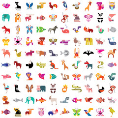 Animal icon set