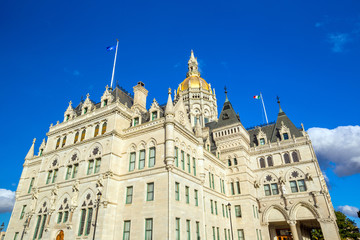 Fototapeta na wymiar Connecticut State Capitol in Hartford, Connecticut