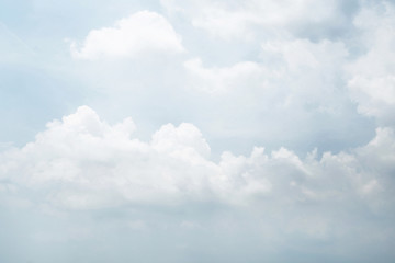 the cloudy on fine blue sky similar to the Painted