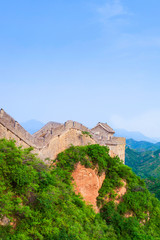 Fototapeta premium Great wall under sunshine during sunset