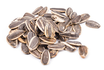 Background of sunflower seeds. 