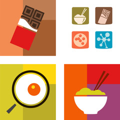 Food icons full set