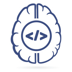 human brain and html tags inside