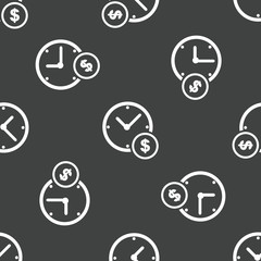 Clock and dollar sign pattern