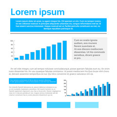 Finance Graph Document with Info Charts Financial Business