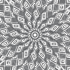 Abstract doodle background. Zentagle. Spiral.