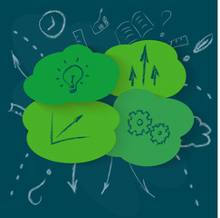 Conceptual image of a startup