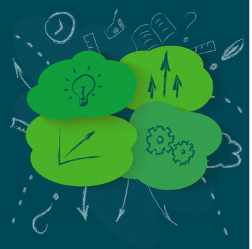 Conceptual image of a startup