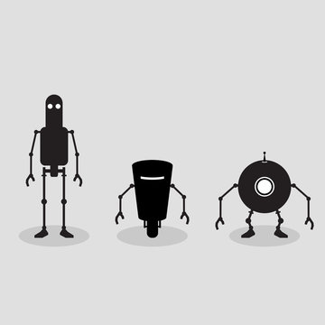 Three robots