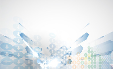 New future technology concept abstract background