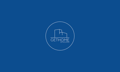Real Estate logo design Gethome developer