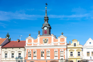 Fototapeta na wymiar Ressel''s Square, Chrudim, Czech Republic