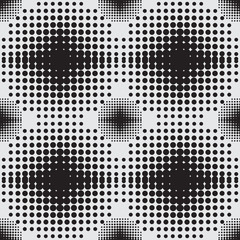 Halftone  background seamless pattern
