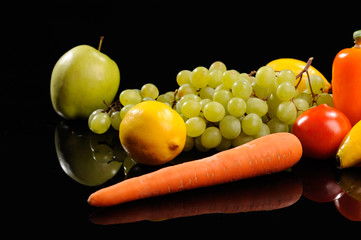 set of fruits