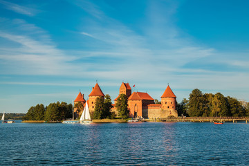 Naklejka na ściany i meble old Trakai castle, Lithuania