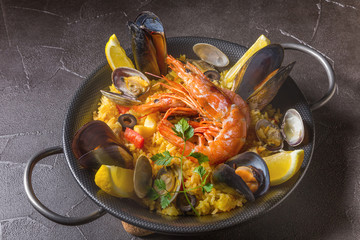 パエリア　スペイン料理　 Paella Spanish food