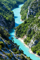 Fototapeta na wymiar Verdon Gorge, Provence, France