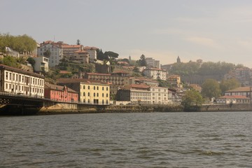 Fototapeta na wymiar Porto, Portugal, view from river Douro