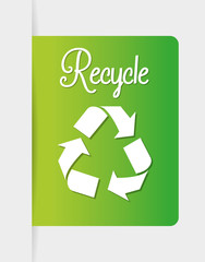 Ecology design, vector illustration.