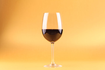 Glass of red wine