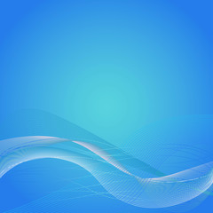 Abstract background in blue color