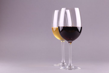 Red and white wine