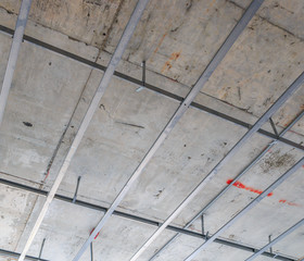 Ceiling frame of construction building