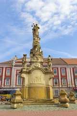 Fototapeta premium Timisoara - St. John Nepomuk statue in Liberty Square
